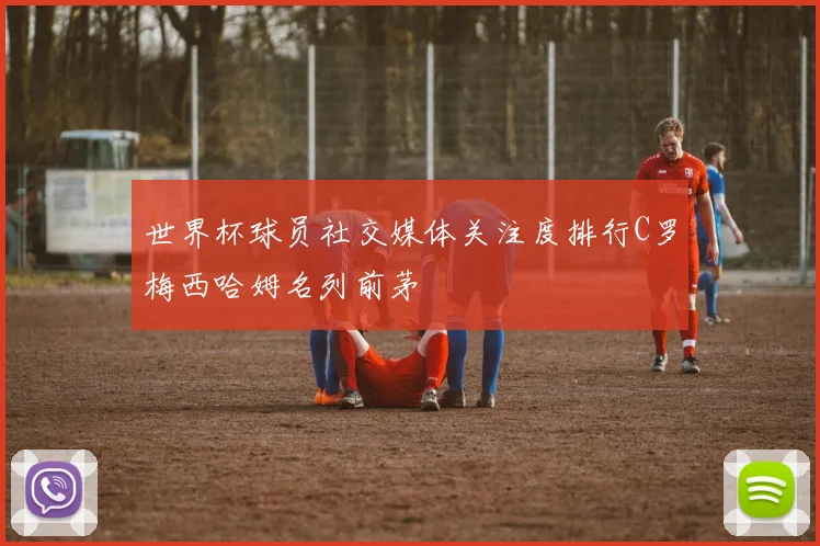 世界杯球员社交媒体关注度排行C罗梅西哈姆名列前茅